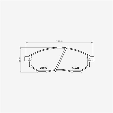 NISSHINBO NP2006 (წინა სამუხრუჭე ხუნდი) | Amboli