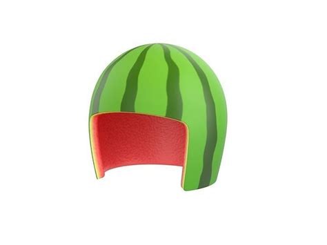 Watermelon Helmet 3d Model Cgtrader