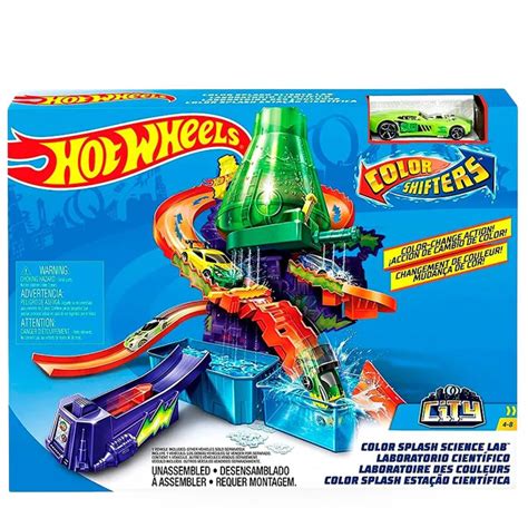 Hot Wheels City Pista De Percurso E Ve Culo Color Shifters Laborat Rio Cient Fico Bebrands