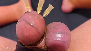 Testicle Skewering CBT Edging Cumshot With 3 Precum Stretched Balls XVIDEOS