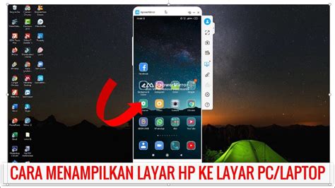 Cara Menampilkan Layar Hp Ke Pc Atau Laptop Dengan Mudah Youtube