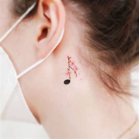 Flower Tattoo Behind Ear Meaning | Best Flower Site