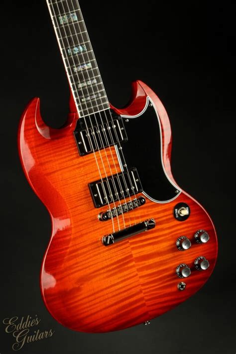 Gibson Custom Shop Psl Sg Custom Figured Top Firemist 76 Cs203409
