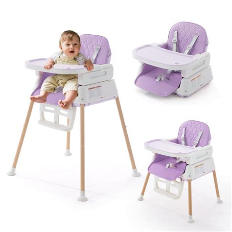 Amazon.com : 3 in 1 Baby High Chair, Portable High Chairs for Babies
