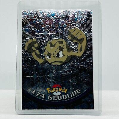 Pok Mon Geodude Pokemon Topps Tv Animation Chrome Series