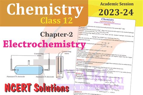 Ncert Solutions Class 12 Chemistry Chapter 2 Electrochemistry