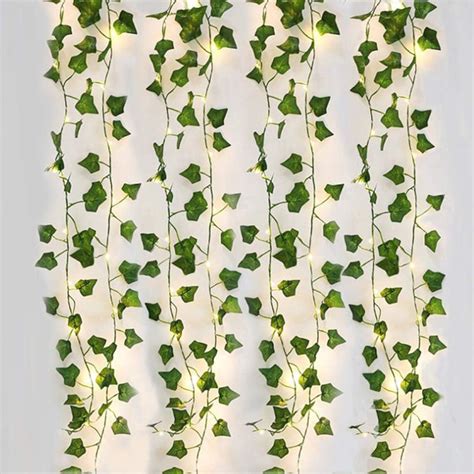 Lierre Artificiel M Feuille Guirlande Lumineuse Plantes