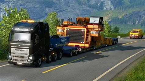 Haul Truck Oversize Load Special Transport Dlc First Look Euro Truck