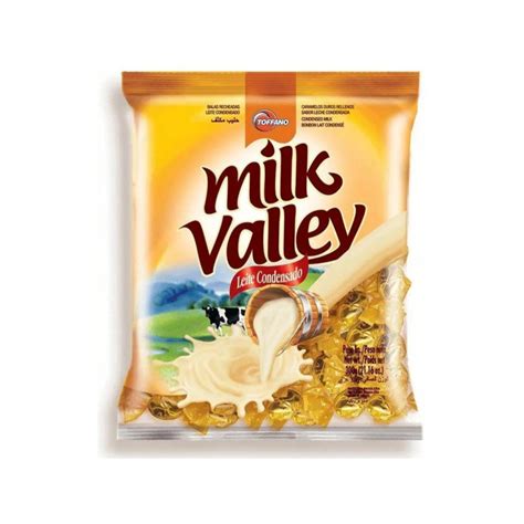 Bala Recheada Milk Valley Leite Condensado Pacote G Shopee Brasil