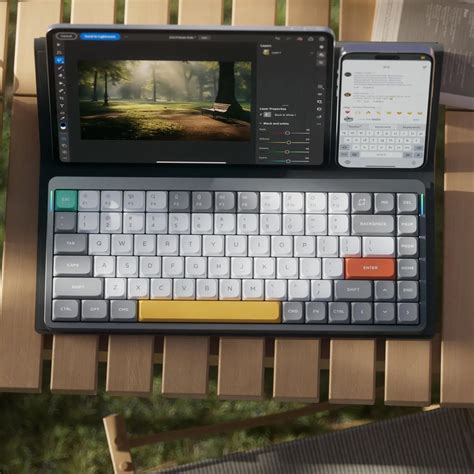 Nuphy Air V Low Profile Keyboard Rgb Backlight Wireless Mechanical Keyboard Hot Swappable