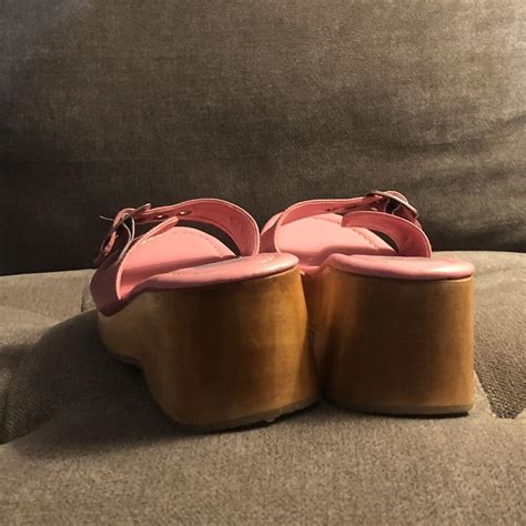 Womens Pink Sandals Depop