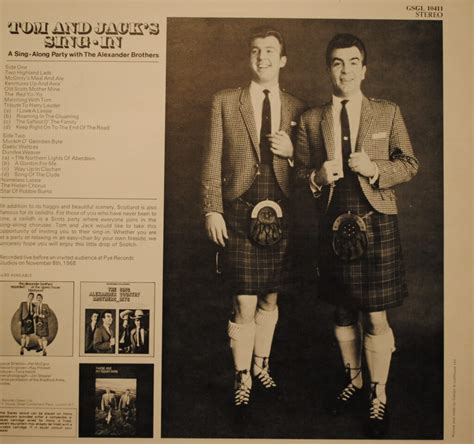 Alexander Brothers Tom And Jacks Sing In Musiccollections