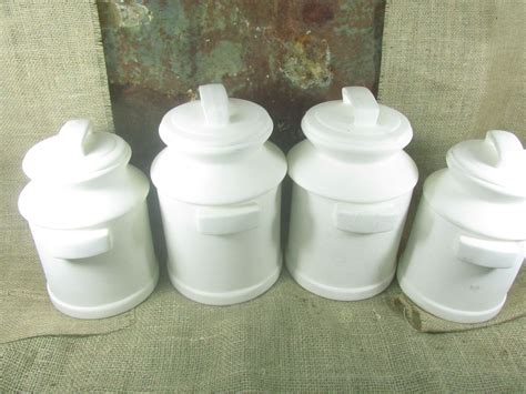 Vintage Canister Set Milk Can Canister Kitchen Etsy In 2021 Vintage