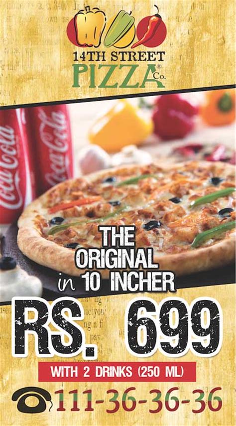 14th Street Pizza in Islamabad, Pakistan.