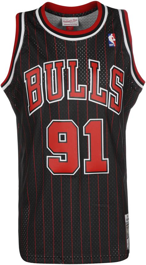 Mitchell And Ness Swingman Jersey Chicago Bulls Alternate 1995 96 Dennis