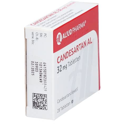 CANDESARTAN AL 32 mg Tabletten 28 St mit dem E-Rezept kaufen - Shop ...