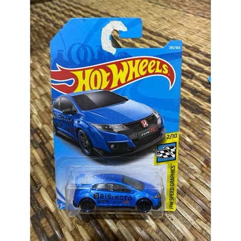 Hot Wheels 16 Honda Civic Type R Shopee Malaysia