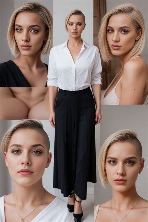 Multiple Views Skinny Bobcut AI Porn