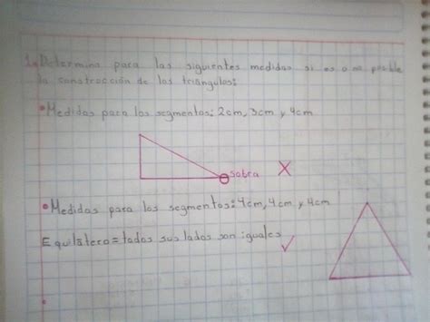 Un Triangulo Cuyos Lados Miden Cm Cm Cm Es Un Triangulo