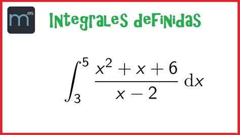 Integrales Definidas Regla De Barrow Integral Racional YouTube