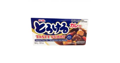 S B Japanese curry mix hot 辣味咖喱酱 g