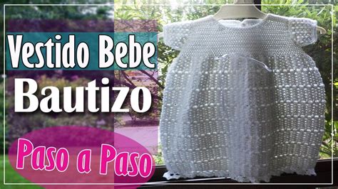 Vestido Bebe En Crochet Para Bautizo Parte De Youtube