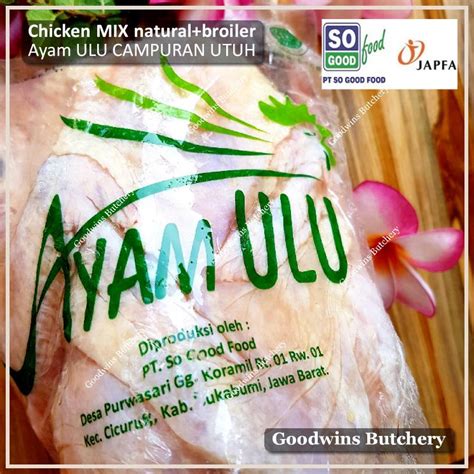 Jual Ayam Ulu Sogood Crossed Breed Chicken So Good Food Frozen Termasuk