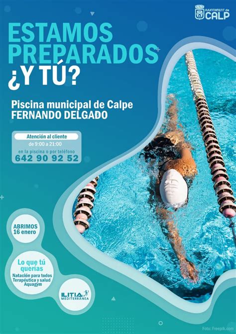 Cartel De Apertura De La Piscina Municipal De Calp LaMarinaAlta