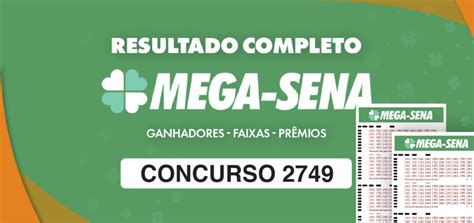 Mega Sena 2749 - Mega-Sena 2749 (16/07) Confira o Resultado Aqui - Loteria Aldeota