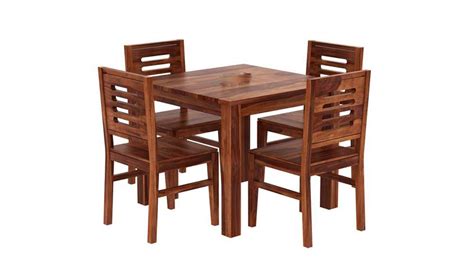 Vinod Furniture House Sheesham Teak Wood Dining Table Seater Set