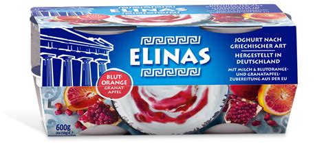 Elinas Joghurt Griechischer Art Blutorange Granatapfel 4pcs Is Not