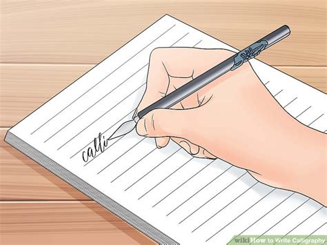 How To Write Calligraphy 12 Steps With Pictures Wikihow