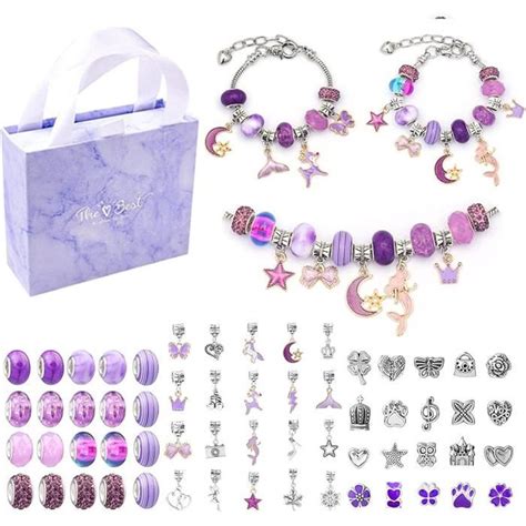 Kit De Fabrication De Bracelet Fille Bracelet Diy Bijoux Kit