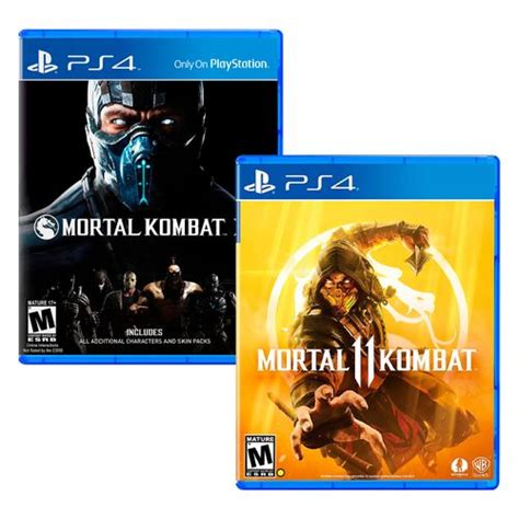 Mortal Kombat Xl + Mortal Kombat 11 Playstation 4 a S/ 155.00