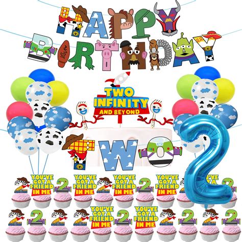 Two Infinity And Beyond Birthday Decorations Toy Story Nd Birthday