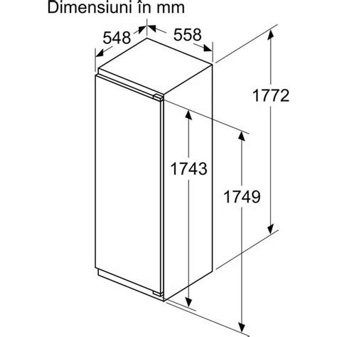 Frigider Incorporabil Cu O Usa Bosch Kil Vfe L H Cm Clasa