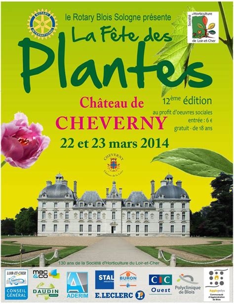 F Te Des Plantes Au Ch Teau De Cheverny Sites Et Paysages Des