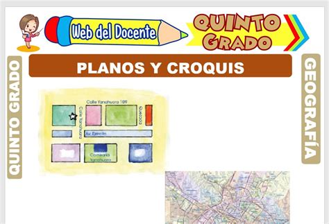 Planos Y Croquis Para Quinto Grado De Primaria Web Del Docente