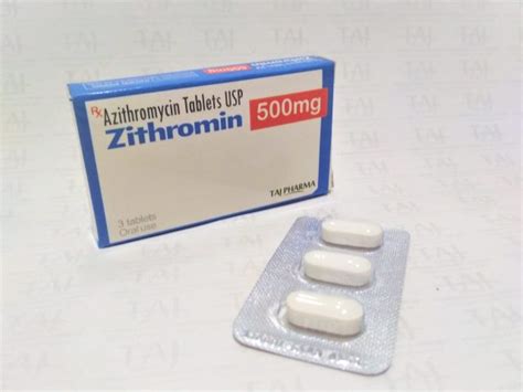 Azithromycin Tablets Usp 500mg Taj Generics Pharmaceuticals Taj Pharma