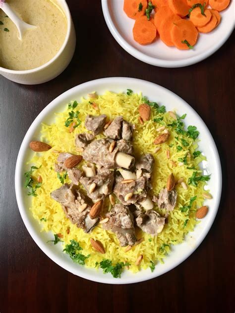 Jordanian Mansaf with Jameed Sauce - butfirstchai.com | Recipe | Mansaf