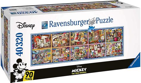 RAVENSBURGER Puzzle Mickey Mouse během let 40320 dílků | Puzzle-puzzle.cz