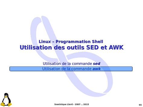 Programmation Shell Unix Linux