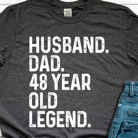 Hot Trending T Shirt With Funny 48Th Birthday Gift For Men Vintage Dad Born In 1979 Husband T