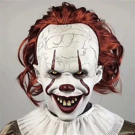 M Scara Lat X Realista Halloween It A Coisa Pennywise Adulto Frete Gr Tis