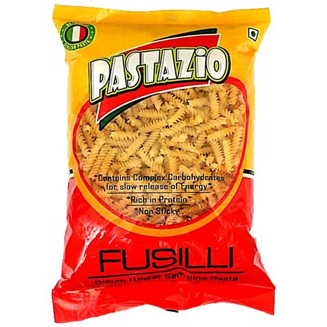 Buy Pastazio Fusilli Durum Wheat Semolina Pasta Non Sticky Protein