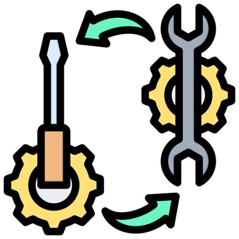 replacement generic color lineal color icon