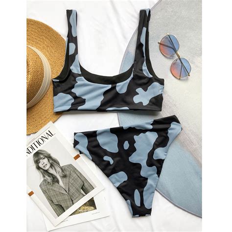 MAILLOT DE BAIN Femme maillot de bain maillots de bain Biquini femmes vache imprimé Bikini