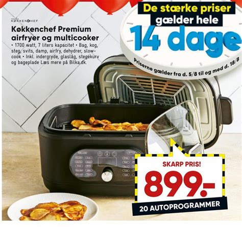 K Kkenchef Premium Airfryer Og Multicooker Tilbud Hos Bilka