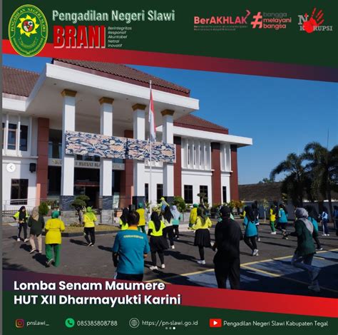 Lomba Senam Maumere HUT XII Dharmayukti Karini PENGADILAN NEGERI