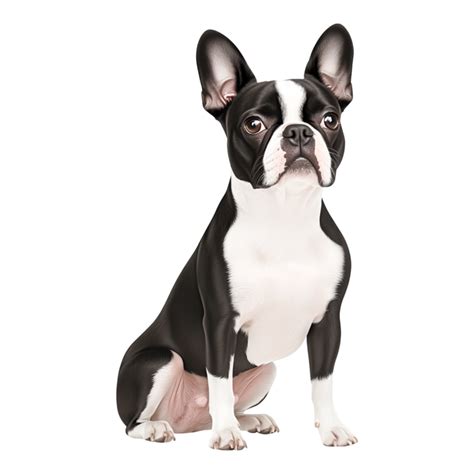 Cute Boston Terrier Dog Illustration 52680552 Png